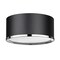 Z-Lite Arlo 2 Light Flush Mount, Matte Black 2303F2-MB-CH - alternate 4